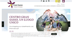 Desktop Screenshot of centrocommercialegransasso.it